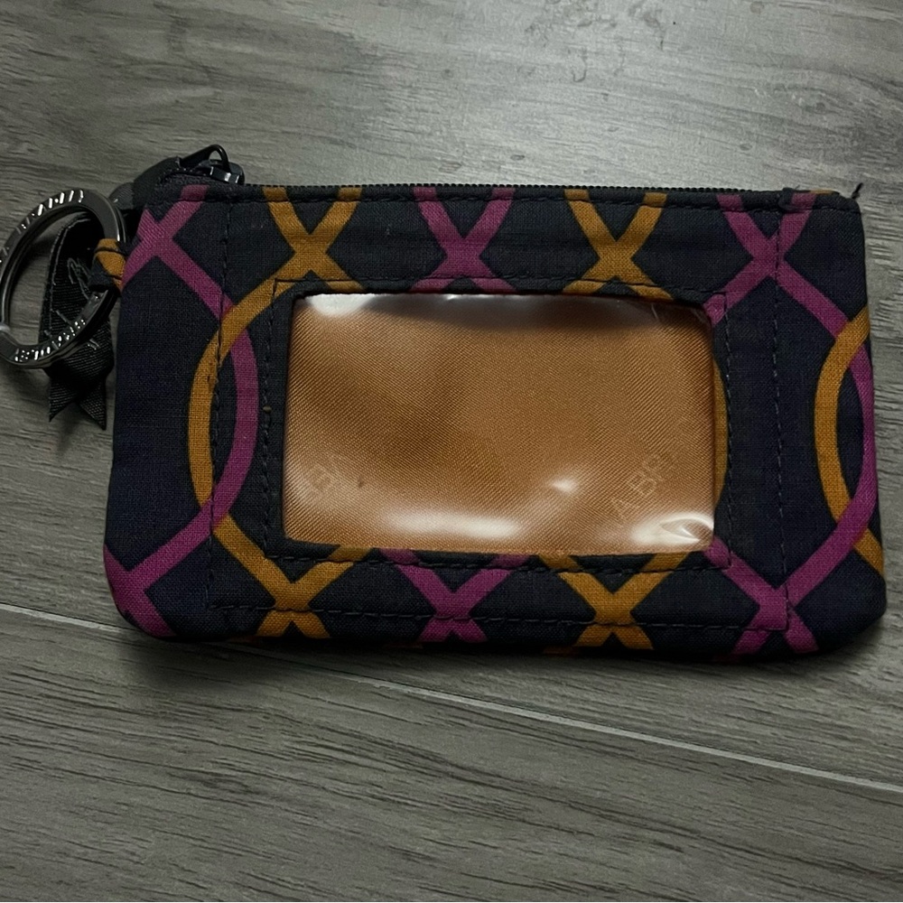 Vera Bradley ID Pouch in Jazzy Blooms